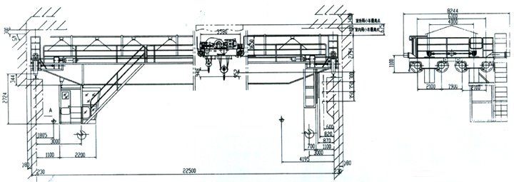 QD75/20噸雙梁橋式起重機技術(shù)參數(shù)